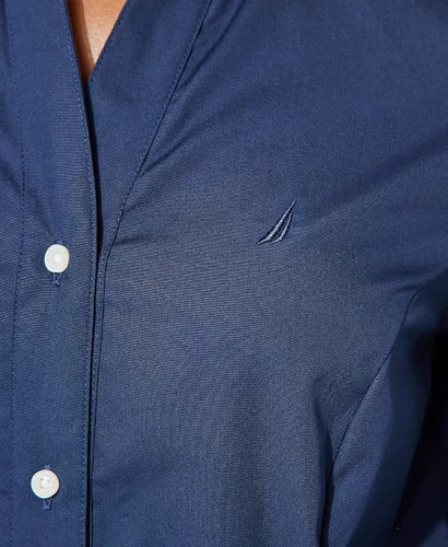 Vista 8 de Nautica Camisa de manga 34 con botones para mujer