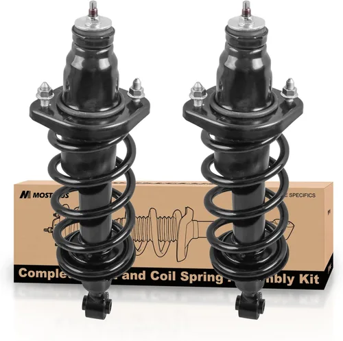 Vista 11 de MOSTPLUS Conjunto de resorte de puntal delantero compatible con bobina de choque Honda Civic 171291L 171291R 1996-2000