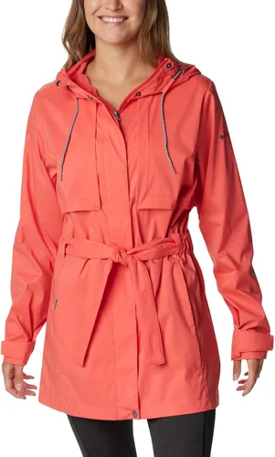 Vista 16 de Columbia Pardon My Trench - Chaqueta impermeable para mujer Fósil antiguo