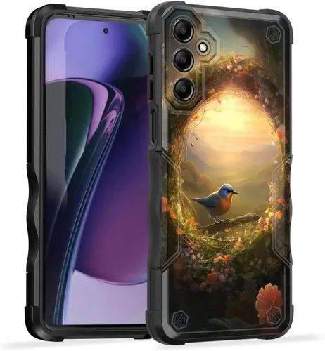 Vista 761 de Funda para Galaxy A14 5G, [Doble Capa][Protección contra Caídas de Grado Militar de 10 Pies] [Antideslizante] Funda Resistente a Prueba de Golpes