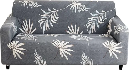 Vista 16 de MBROS Funda estampada para sofá, funda de sofá de tela elástica elástica, 1 pieza, antideslizante, universal, de elastano, protector de muebles