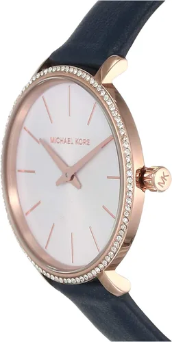 Vista 4 de Michael Kors Reloj mini Pyper de acero inoxidable de dos manos para mujer MK1041 - Reloj de acero inoxidable de dos manecillas