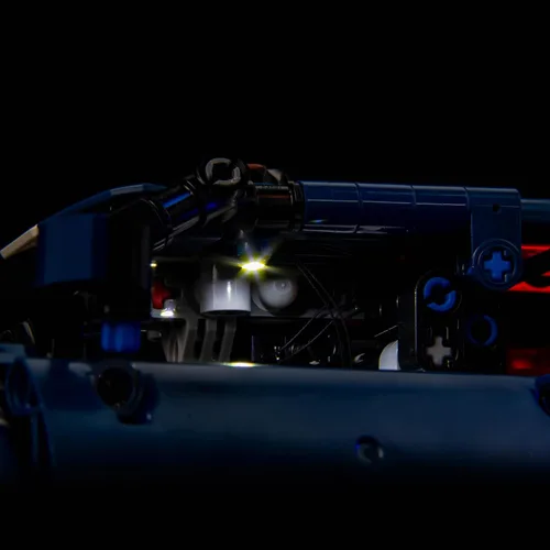 Vista 6 de Kit de luces LED para Lego Ford GT 42154, juego de iluminación de conexión USB compatible con Lego 42154 (solo luces, sin modelos Lego) (clásico)