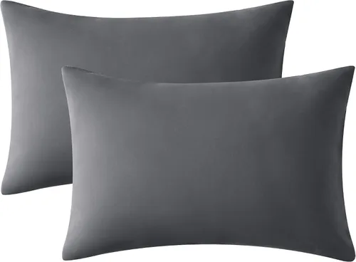 Vista 23 de EXQ Home - Fundas de almohada para niños pequeños 13x18, juego de 2 fundas de almohada de viaje, funda de almohada pequeña para almohada de bebé