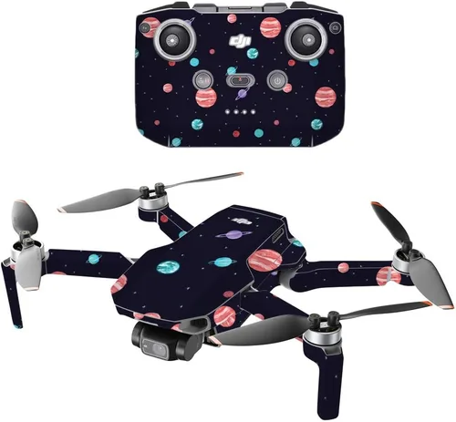 Vista 6 de MightySkins Compatible con DJI Mini 2 Dron portátil - Ácido Cubierta protectora de vinilo duradera y única Fácil de aplicar, quitar y cambiar