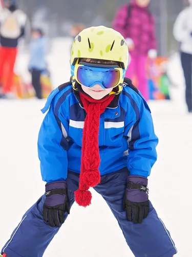 Vista 2 de 2 pares de guantes de nieve impermeables para niños, guantes de esquí para niños y niñas, guantes de snowboard cálidos y gruesos para clima frío
