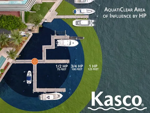 Vista 6 de Kasco AquatiClear Bomba de circulación de agua, 1/2 HP 120V con cable de alimentación eléctrica de 25 pies, bomba de circulación de agua resistente
