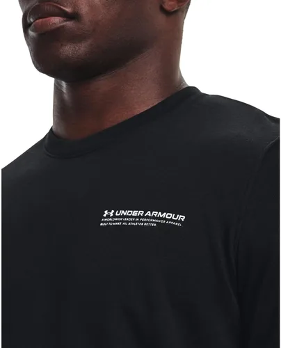 Vista 5 de Under Armour Cuello redondo con logotipo Rival Terry para hombre