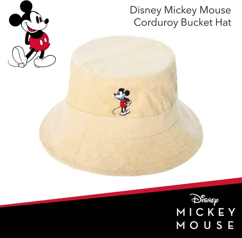 Vista 2 de Disney Mickey Mouse Bucket Hat, Packable Travel Hat