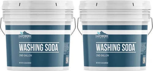 Vista 6 de Earthborn Elements Soda para Lavar (2 lb), Ceniza de Soda, Carbonato de Sodio, Incrementador de Lavado No Tóxico
