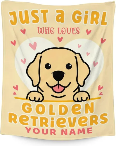 Vista 28 de Golden Retriever - Manta de regalo – 30 x 40 pulgadas, bonita manta de perro para amantes de los perros, niños, niños y niñas, mantas suaves