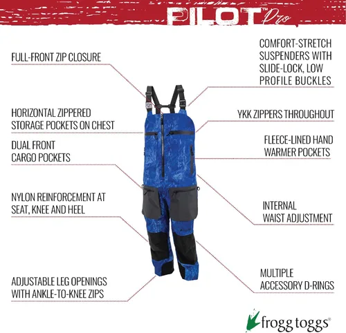 Vista 2 de FROGG TOGGS Pilot Pro - Babero para hombre