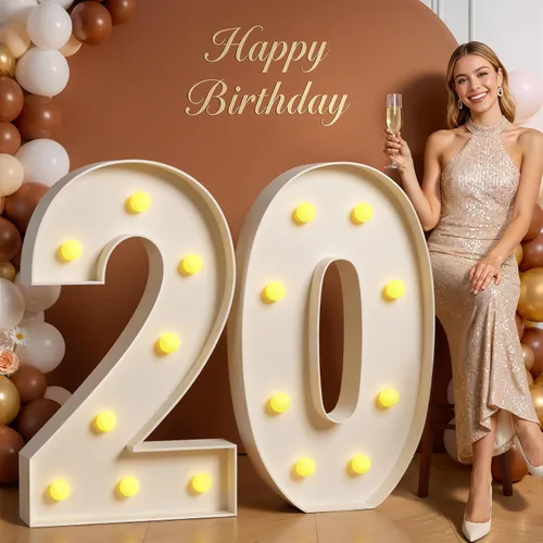Vista 82 de Kit de tablero de espuma precortada de espuma precortada para 7º y 70º cumpleaños con números 7 grandes de 3 pies Número 7