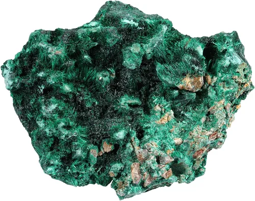 Vista 7 de Amogeeli Espécimen de cristal de malaquita natural crudo para colección, decoración de piedra mineral curativa para oficina en casa, 0.02-0.11 libras