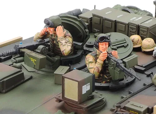 Vista 6 de Juego para Tamiya Modelos M1 A2 ABRAMS