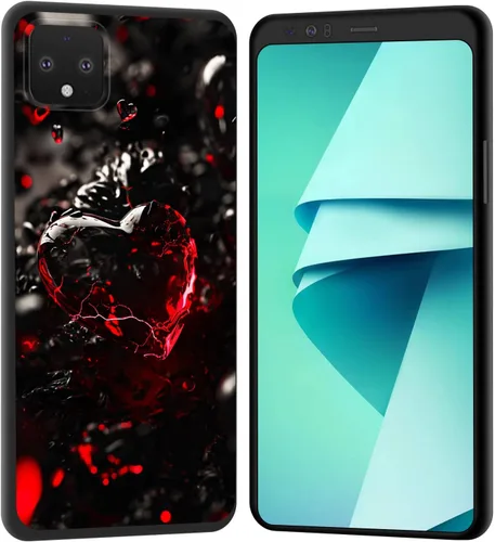 Vista 191 de Funda para Pixel 4 XL, funda de goma de silicona suave a prueba de golpes, funda protectora de cuerpo completo para Google Pixel 4 XL, ciervo
