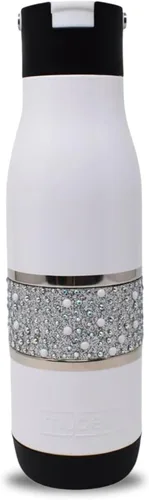 Vista 17 de MyBevi Vaso aislado Hollywood – Vaso de viaje de acero inoxidable de 20 onzas con tapa resistente a fugas Sin BPA, reutilizable, se adapta a