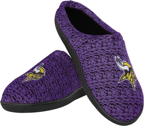 Vista 53 de FOCO NFL - Pantuflas para hombre con suela Cupsole tejidas en poliéster
