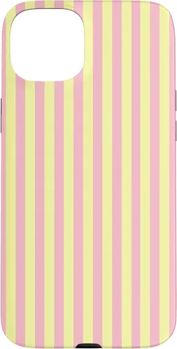 Vista 9 de Funda para iPhone 17 con rayas verticales amarillas y rosadas
