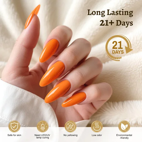 Vista 5 de JODSONE Juego de 3 piezas de 10 ml de capa superior y base de esmalte de uñas con removedor de gel; removedor de uñas de gel para remoción rápida