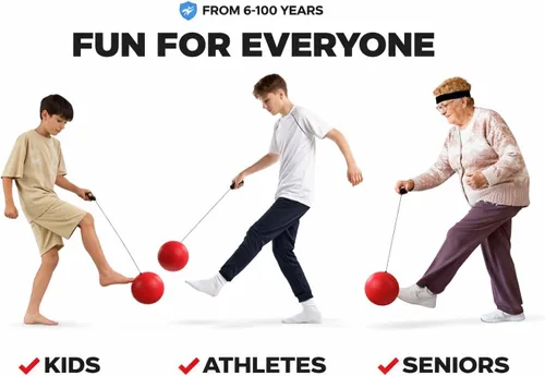 Vista 3 de Footbollen Kick Ball - Entrenamiento interactivo de fútbol para niños, adolescentes y adultos Mejora la coordinación pie-ojo, agilidad y control