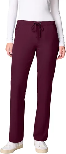 Vista 12 de Healing Hands EVRY - Pantalones médicos de pierna ancha con cintura elástica para mujer Azul marino
