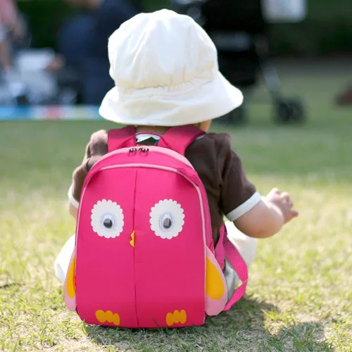 Vista 41 de Yodo, Bolsa para almuerzo aislada y mochila preescolar infantil, con correa de arnés de seguridad para niños o niñas, Dinosaur