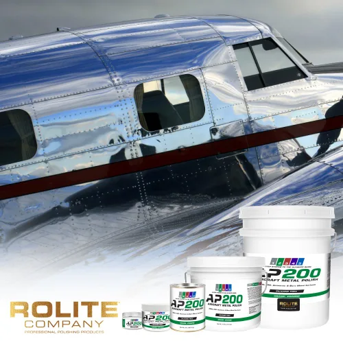 Vista 3 de Rolite AP20045z Modelo AP200 - Pulidor de metal para aeronaves, 4.5 onzas, pulido grueso para superficies de aluminio y metal desnudo, ideal
