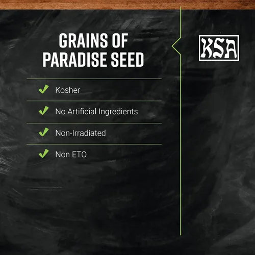 Vista 2 de Frontier Bulk Grains of Paradise Seed Entero, 16 onzas