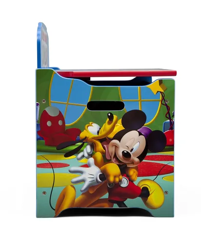 Vista 7 de Delta Children Caja de juguetes de lujo, Mickey Mouse de Disney Disney Mickey Mouse