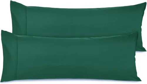 Vista 103 de Nestl - Juego de 2 fundas de almohada de microfibra azul playa tamaño Queen, 20 x 30 pulgadas