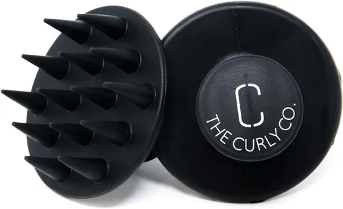 Vista 2 de The Curly Co. Masajeador de silicona para cabello y cuero cabelludo