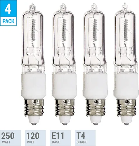 Vista 2 de KOR Q250CL/MC 250 vatios JD T4 E11 Mini bombillas base de candelabro