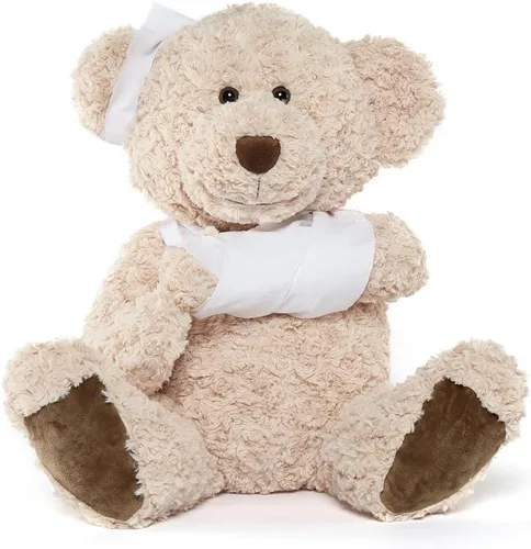 Vista 10 de Muiteiur Paquete de 2 osos de peluche a granel, juego de oso de peluche de 13.8 pulgadas con rosa rosa y lazo, sin boca, animales de peluche suaves