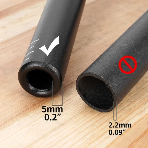 Vista 3 de RUTU - Manillares de 7/8 pulgadas para moto de cross para niños de 49-70 cc, barra de mango resistente para 2 tiempos ATV Dirt Bike KX, scooter Negro