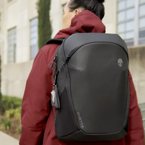 Vista 10 de Mochila de Viaje Alienware Horizon, Negro, 17 pulg.