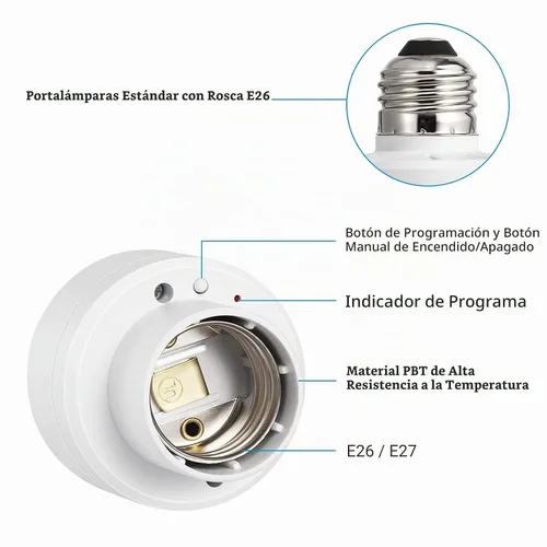 Vista 9 de DEWENWILS - Enchufe de luz inalámbrico con control remoto con interruptor, no necesita cableado