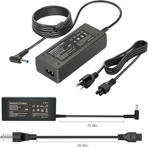 Vista 4 de Adaptador de CA de 45 W Cargador para portátil HP Stream X360 11 13 14 15-ba079dx 15-ba113cl 15-bs015dx 15-bs113dx 15-bs115dx 15-bw011dx 15-ay041wm