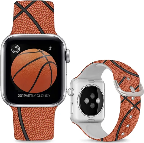 Vista 8 de Correas de silicona suaves compatibles con Apple Watch Band de 1.496 in 1.575 in 1.614 in 1.654 in 1.732 in 1.772 in 1.811 in 1.929 in, correa