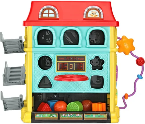 Vista 5 de VTech Juguete de exploración para niños pequeños de la ciudad de actividades arriba y abajo