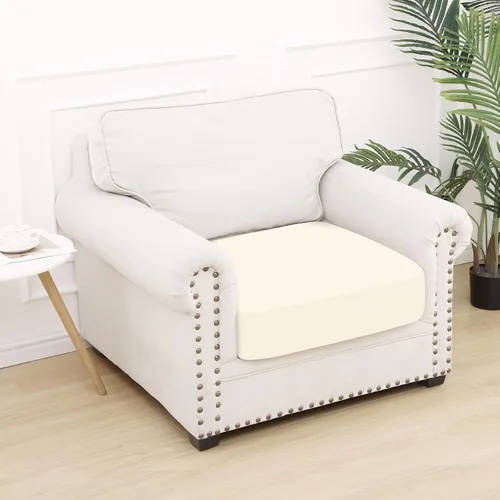 Vista 7 de Smiry Fundas de cojín impermeables para sofá, funda elástica y lavable, funda de cojín suave elástica antideslizante para muebles para mascotas