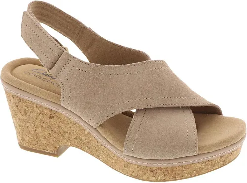 Vista 4 de Clarks Sandalias de cuña Giselle Cove para mujer