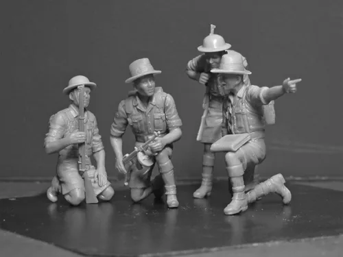Vista 4 de ICM Modelos CM Gurkha Rifles 1942-1944 Modelo Kit (escala 1/35)