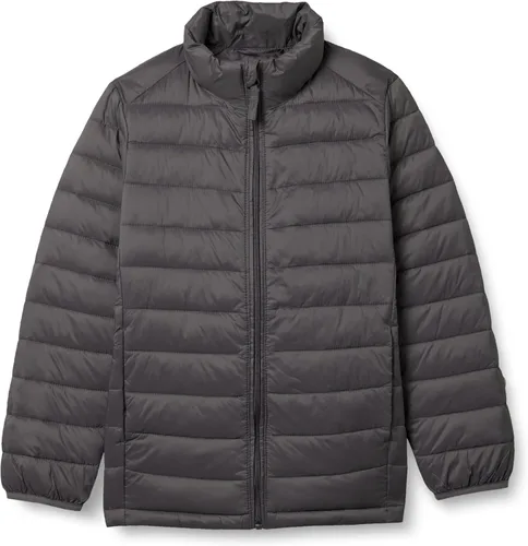 Vista 13 de Amazon Essentials Chaqueta ligera, resistente al agua, con capucha, acolchada y plegable para niños y niñas pequeñas