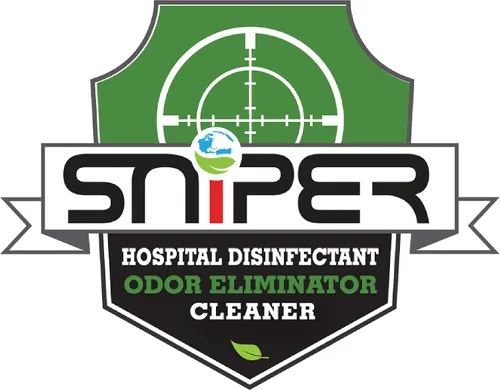 Vista 6 de SNiPER Desinfectante hospitalario, eliminador de olores y limpiador multiusos, aerosol de 4 onzas, paquete de 2