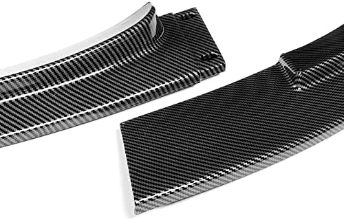 Vista 4 de Kit de 3 piezas de parachoques delantero compatible con BMW E90 E92 E93 M3 2008-2013, alerón de protección divisor estilo STP, difusor de aire