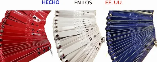 Vista 2 de Bandas de aluminio para patas de pollo, aves de corral, pato, no estampadas, (100, amarillo)