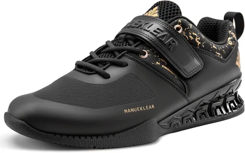 Vista 9 de MANUEKLEAR Professional Training Squat Shoes Blanco brillante