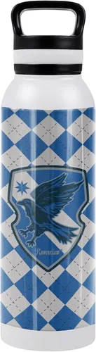 Vista 10 de Harry Potter OFICIAL Griffindor Plaid Sigil - Botella de agua aislada de 24 onzas, resistente a fugas, acero inoxidable aislado al vacío con tapa