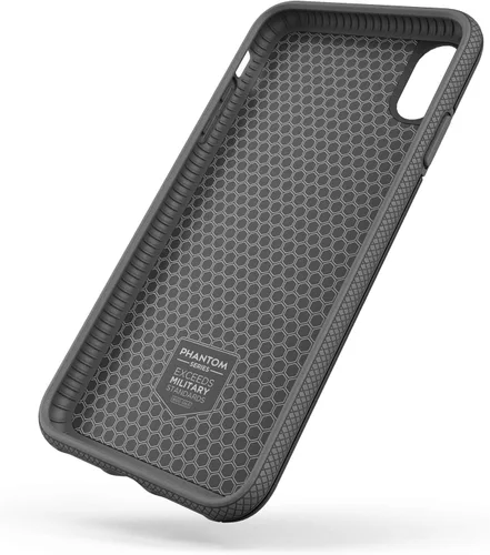 Vista 3 de ENCASED Funda tipo cartera para iPhone Xs Max (2018) con tarjetero (capacidad para 3 tarjetas de crédito) (negro)